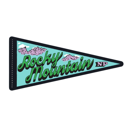 Rocky Mountain Pennant Sticker