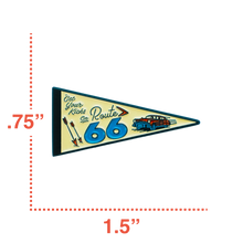 Load image into Gallery viewer, Route 66 Pennant Pin
