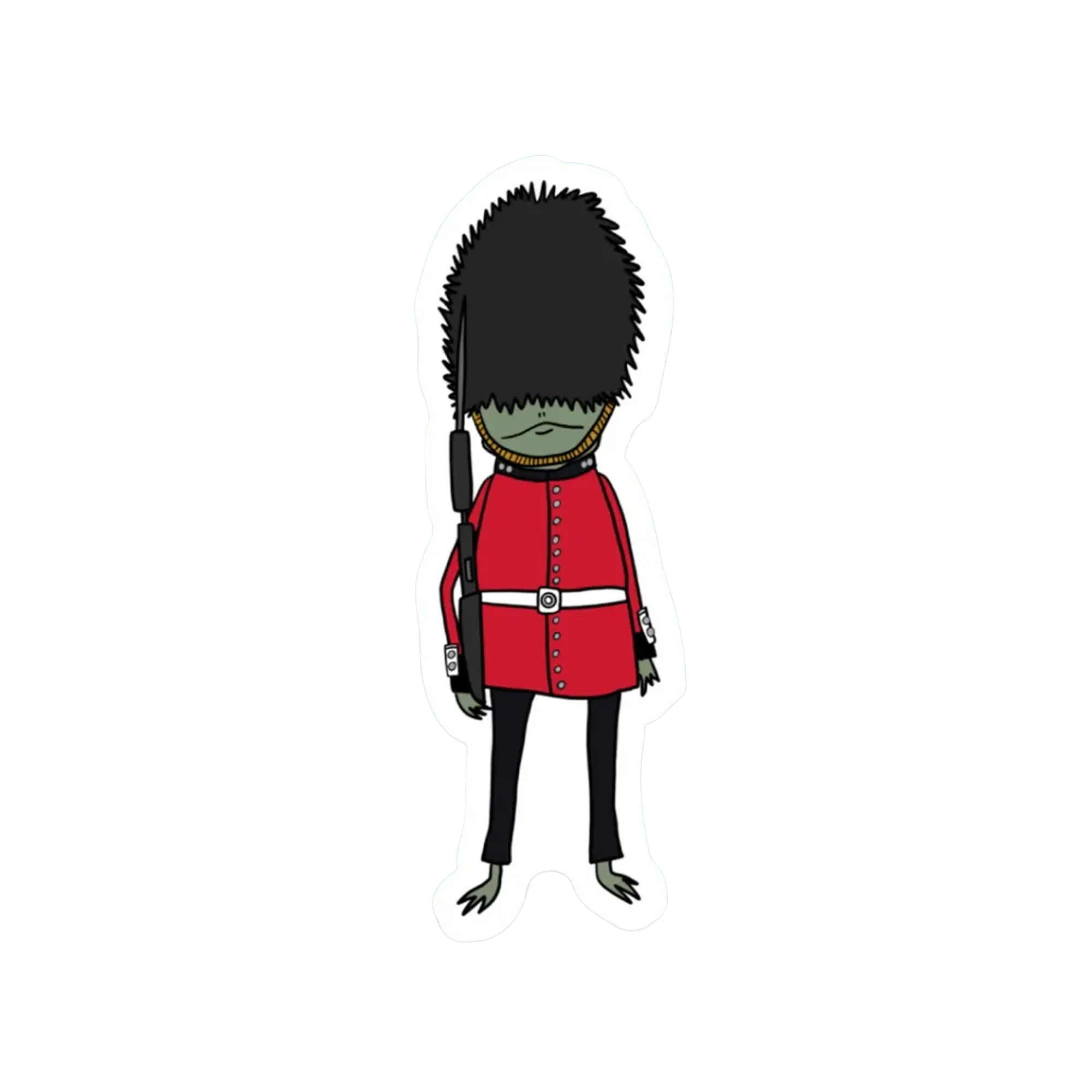ROYAL GUARD FROG STICKER – Blue Bison Apparel