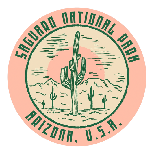 Saguaro National Park Arizona Sticker