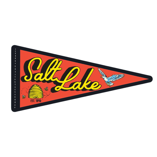 Salt Lake Pennant Sticker