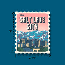 Load image into Gallery viewer, Salt Lake City Retro Stamp Sticker
