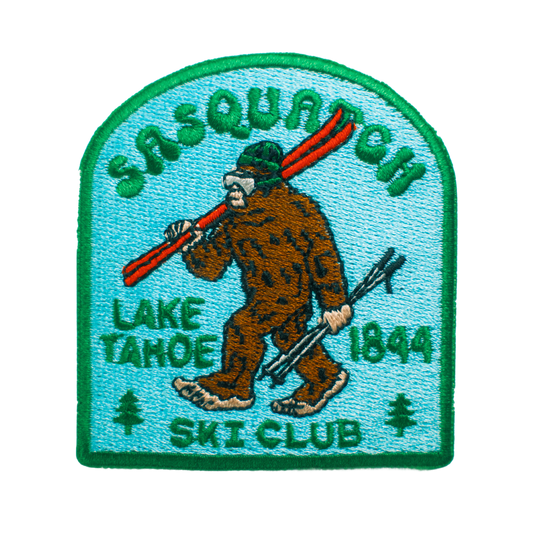 Sasquatch Green Ski Club Patch