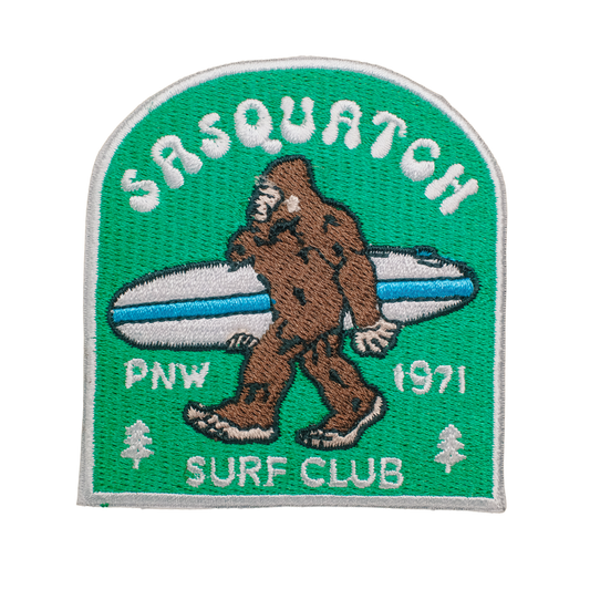 Sasquatch Surf Club Patch