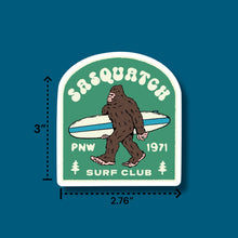 Load image into Gallery viewer, Sasquatch Surf Club Sticker
