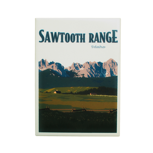 Sawtooth Range Fridge Magnet
