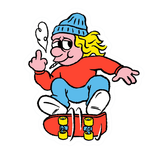 Skater Bum Sticker