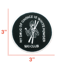 Patch écusson Ski Haute-Savoie – Tissu Sport D'hiver – Occasion