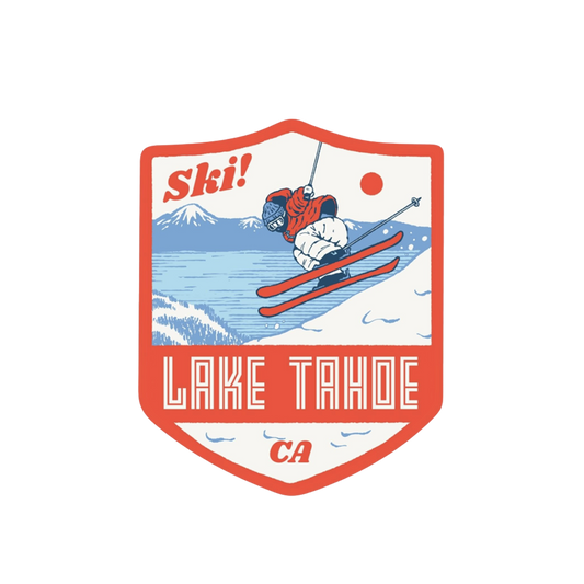 Ski! Red Lake Tahoe Sticker