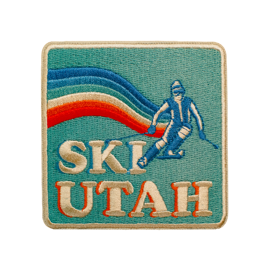 Ski Utah Retro Patch