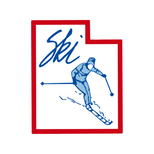 Ski Utah State Sticker