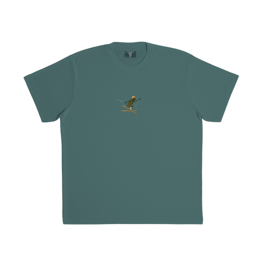 SKIER FROG TEE - GREEN