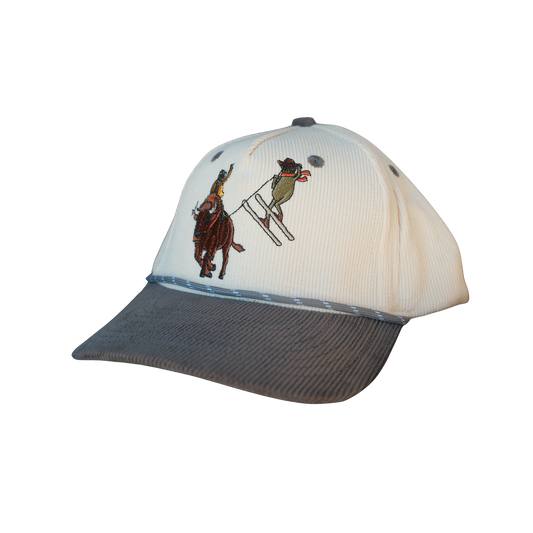 SKIJORING FROGS CORDUROY HAT