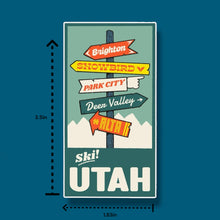 Load image into Gallery viewer, Ski Utah Trailhead Sticker

