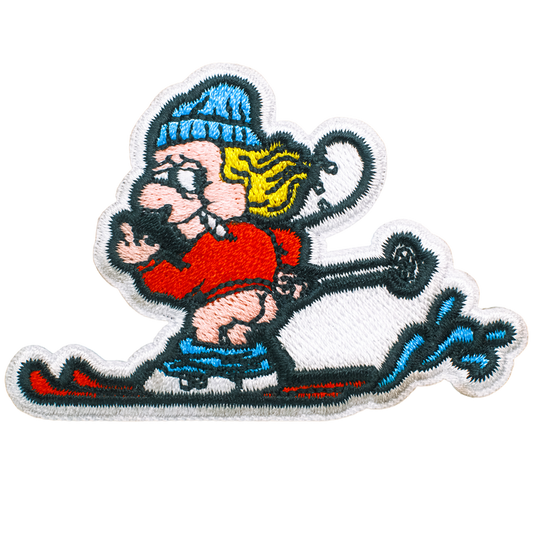 Smoking Ski Bum Patch