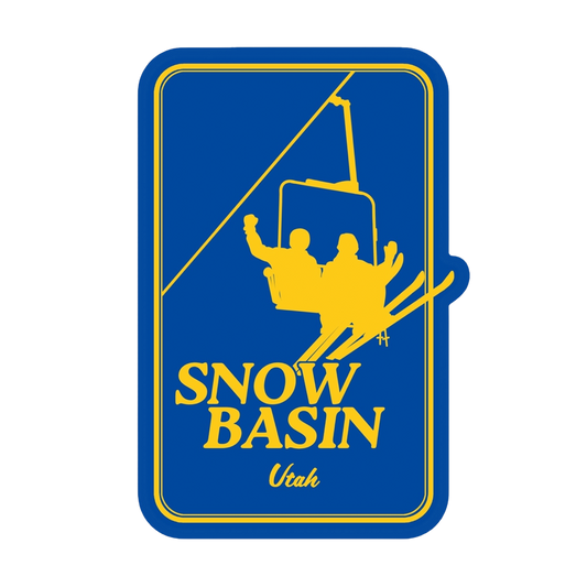 Snow Basin Utah Sticker