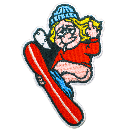 Snowboard Bum Patch