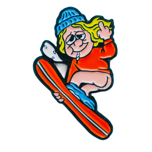 Snowboard Bum Pin