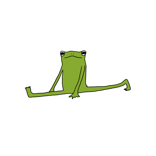 SPLITS FROG STICKER