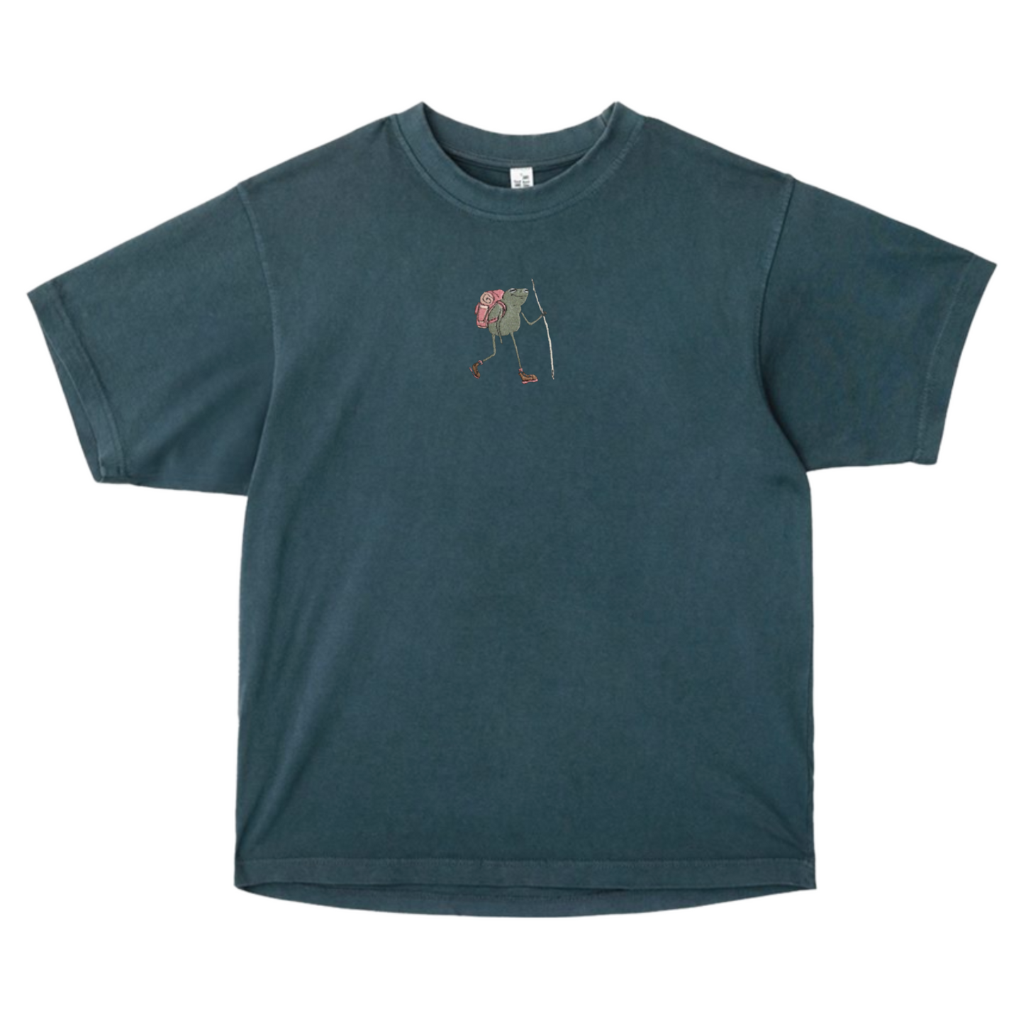 Navy Hiker Frog Tee