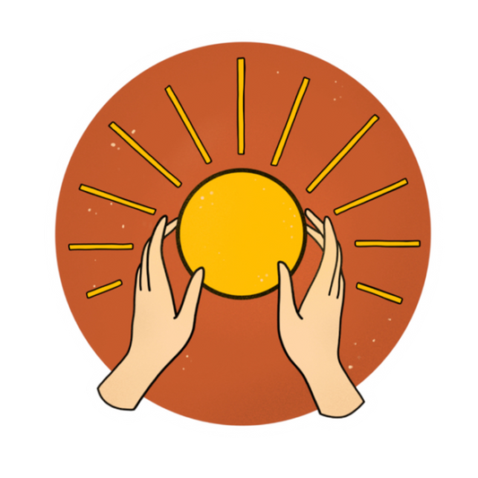 Sun Hands Sticker