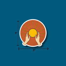 Load image into Gallery viewer, Alien Hands Sticker (G14)
