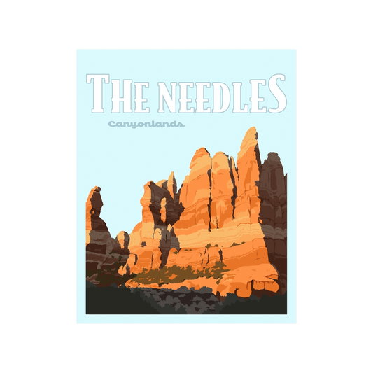 The Needles Poster Sticker
