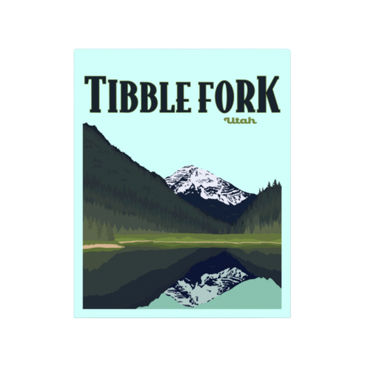 Tibble Fork Utah Poster Sticker