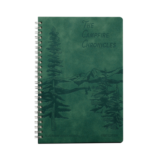 Travel Journal in Forest
