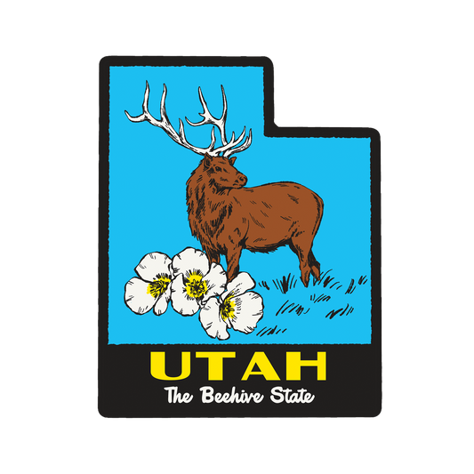 Utah State Sticker