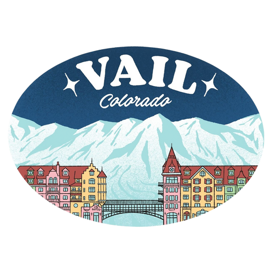 Vail Colorado Oval Bridge Sticker