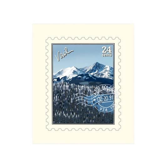 Vail Colorado Stamp Sticker
