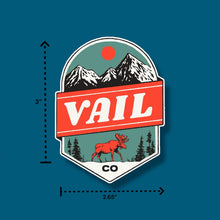 Load image into Gallery viewer, Vail Colorado Moose Tracks Sticker
