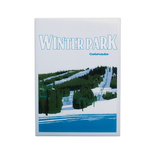Winter Park Colorado Fridge Magnet