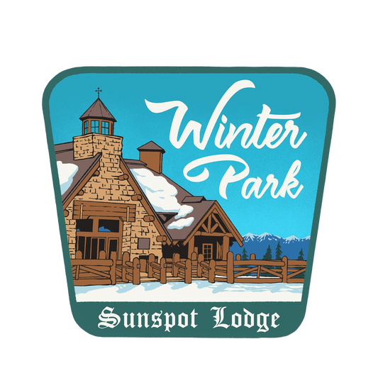 Winter Park Sunspot Lodge Sticker
