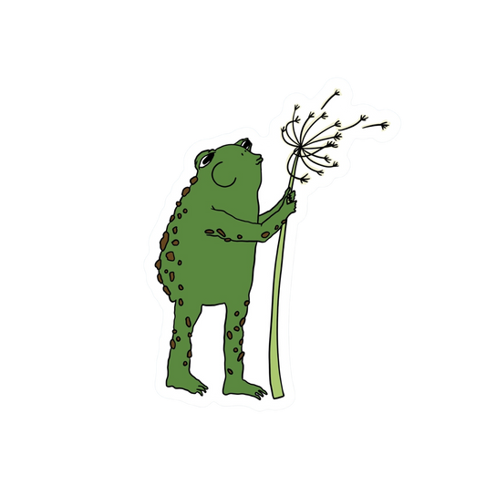 WISHING FROG STICKER