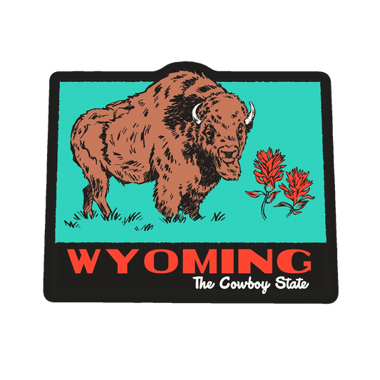 Wyoming State Series Sticker