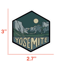 Load image into Gallery viewer, Yosemite National Park California Hexagon Sticker
