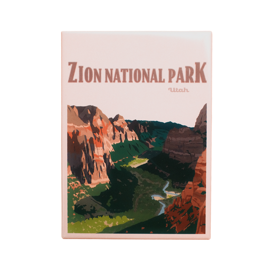 Zion National Park Fridge Magnet