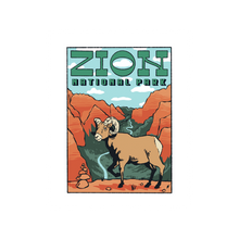 Load image into Gallery viewer, Zion Big Horn Sheep Print
