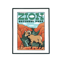 Load image into Gallery viewer, Zion Big Horn Sheep Print
