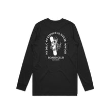 Load image into Gallery viewer, Board Club Long Sleeve, Black
